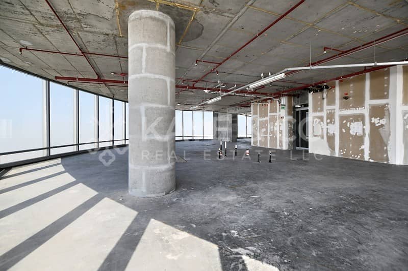 Shell & Core|Office Floor in BK|Private Lift