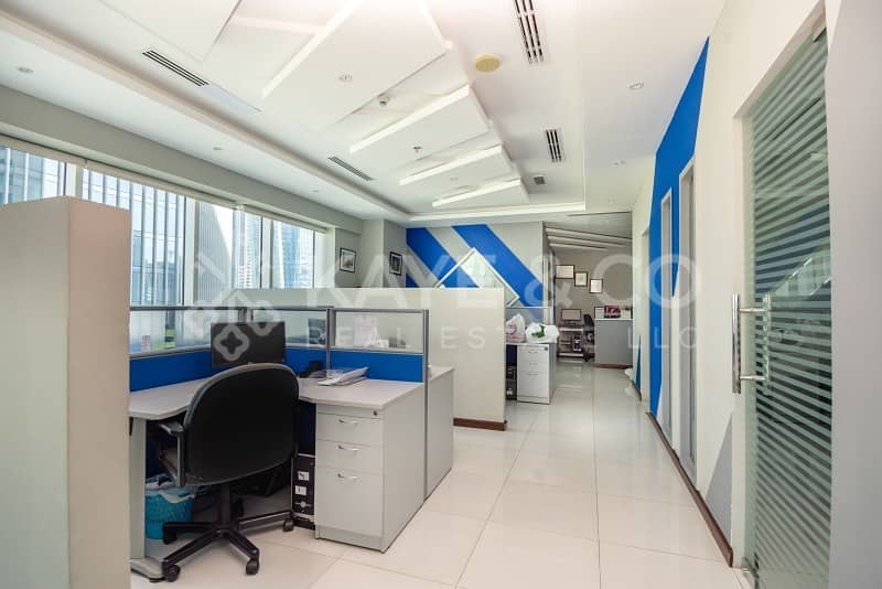 Office | Fully  Furnished | Low Floor | Great View
