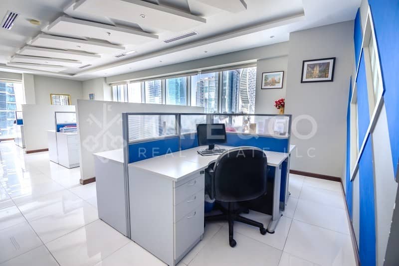 3 Office | Fully  Furnished | Low Floor | Great View