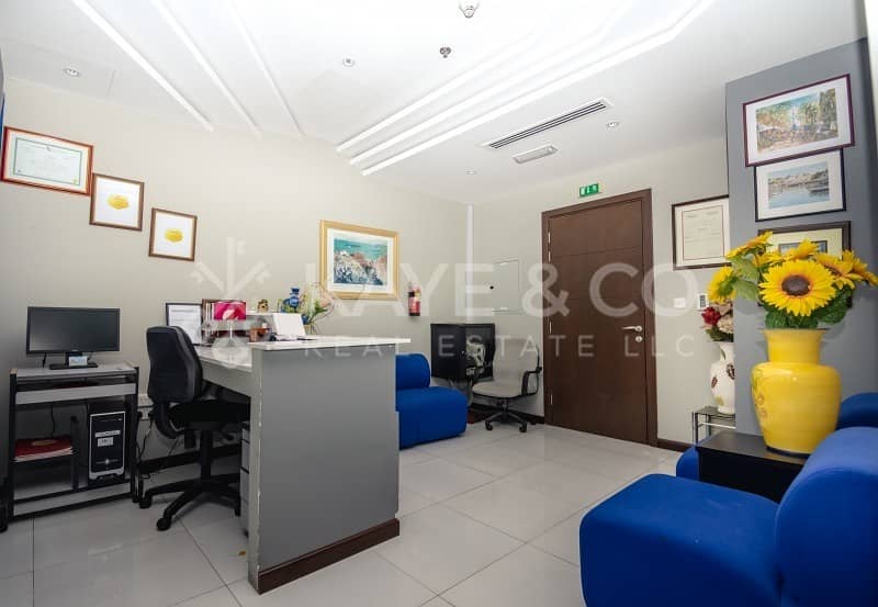 5 Office | Fully  Furnished | Low Floor | Great View