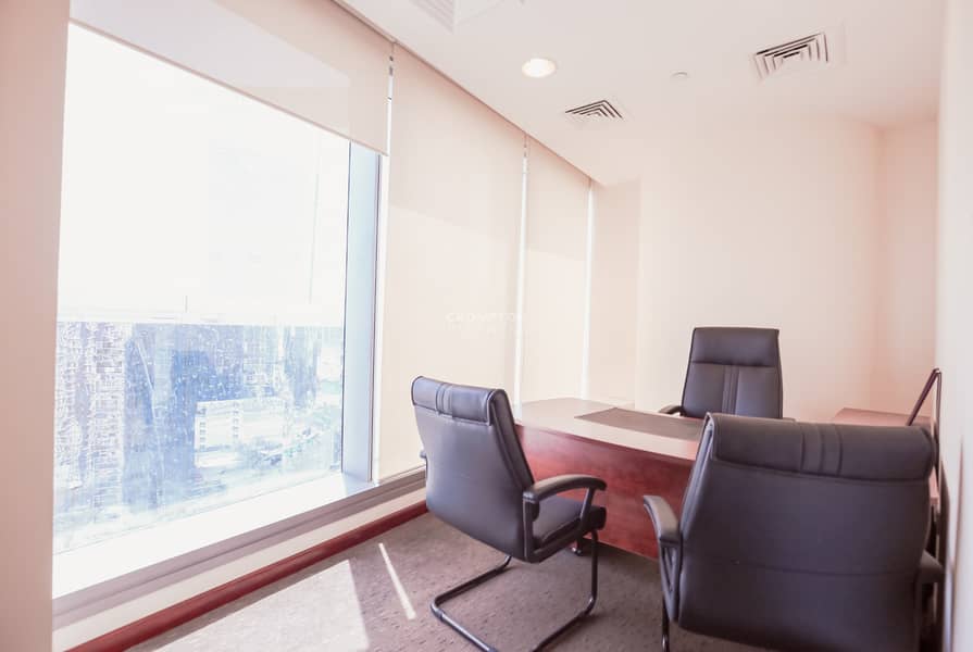8 Fully Fitted & Furnished office| Great Location