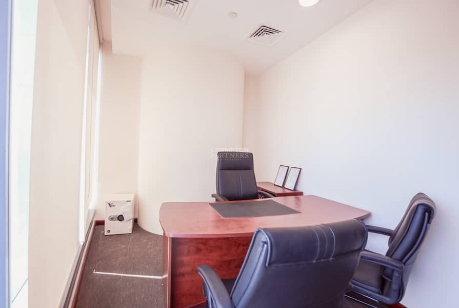 10 Fully Fitted & Furnished office| Great Location