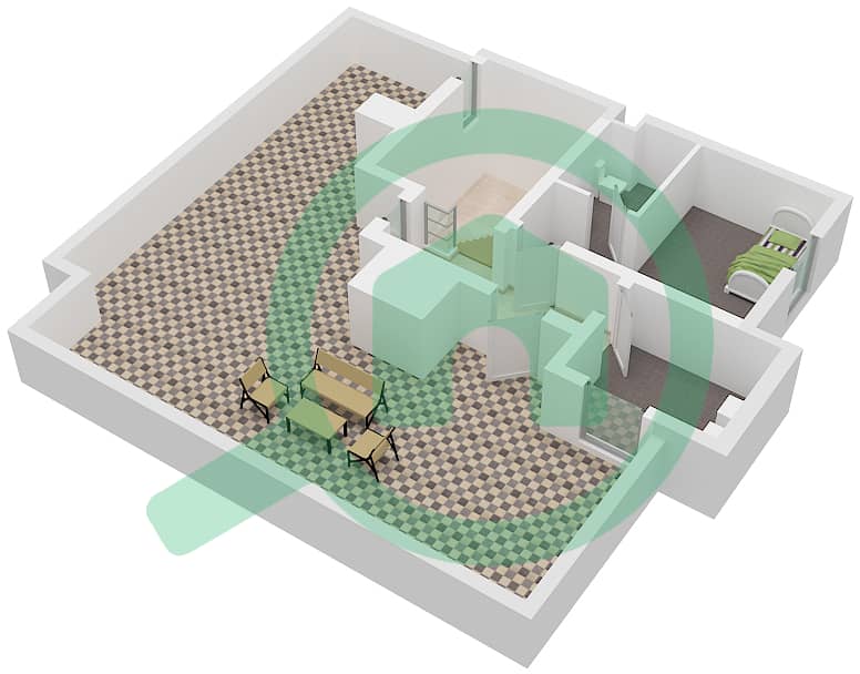 Fortuna Village - 4 Bedroom Villa Type A Floor plan interactive3D