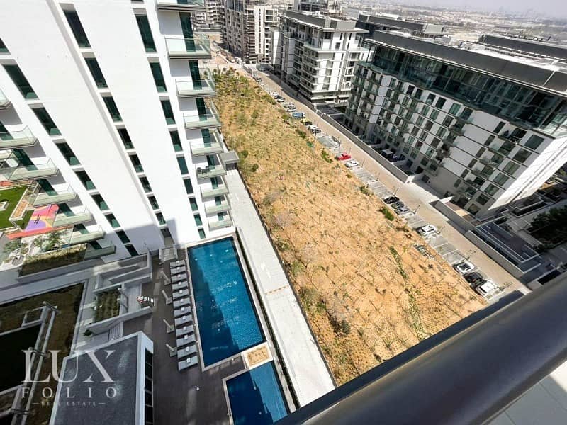 Pool & Park View | High Floor | Fitted Kitchen