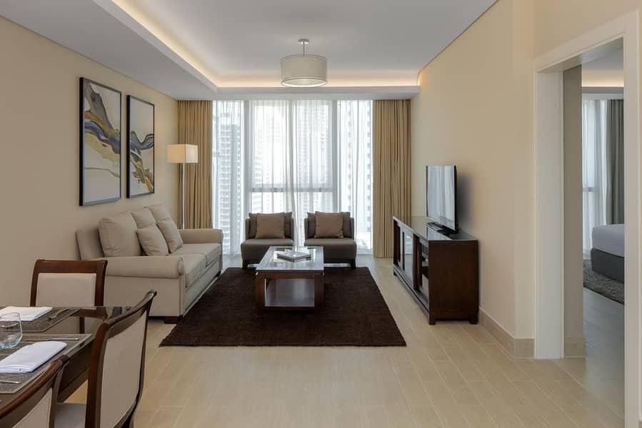 DEWA & Chiller Free | Fully Furnished| Charm Living Unit