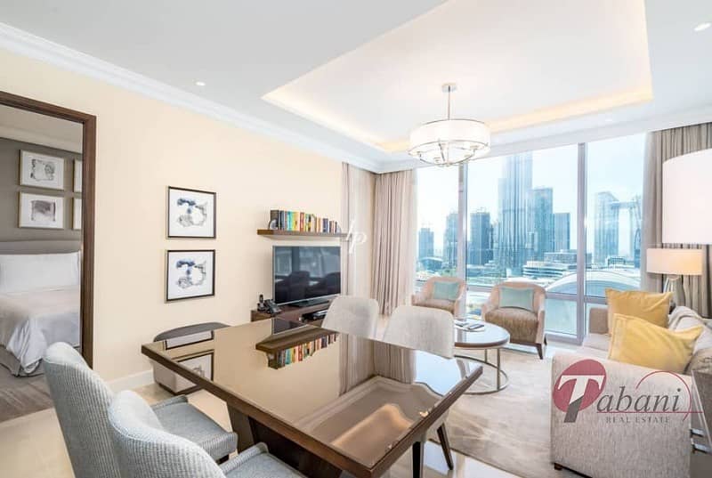 3 Full Burj and Fountain View| Middle unit