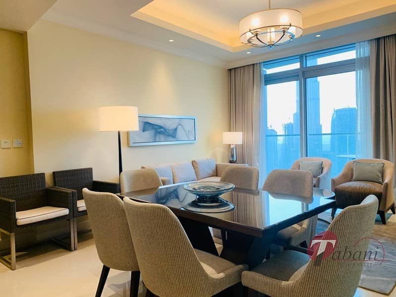 5 Full Burj and Fountain View| Middle unit