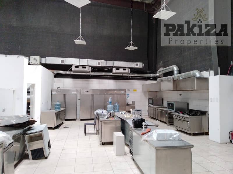 Fully Equipped ! Well Maintain ! Running Central Kitchen Available in Al Quoz 1 With full