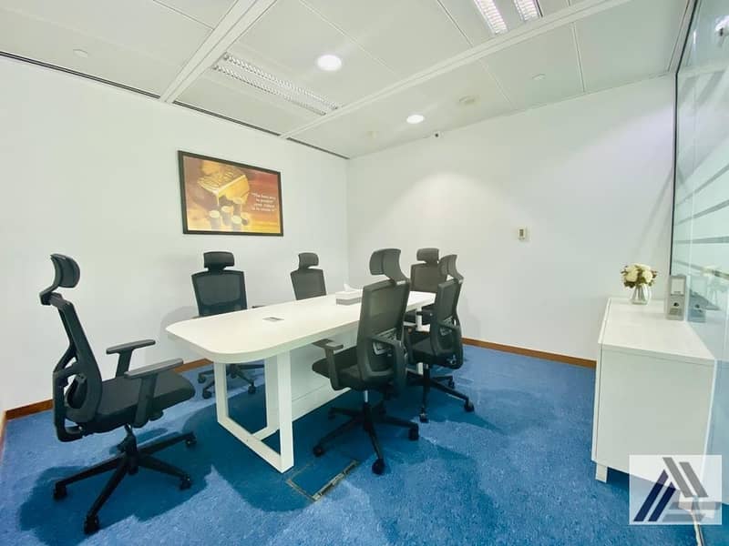 5 High View /Fully Furnished /Serviced Office /with Meeting Room Facility