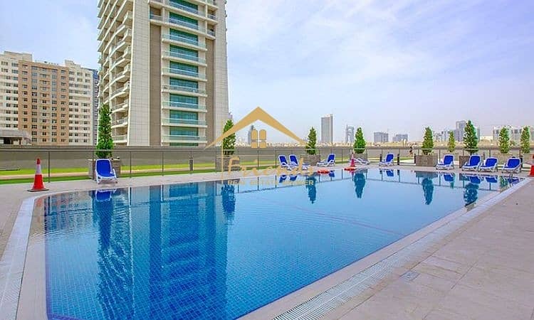 3 MODERN  UNIT OF THREE BEDROOMS WITH  BALCONY IN ELITE 10 SPORTS RESIDENCE 1 IS FOR SALE Aed900000/-