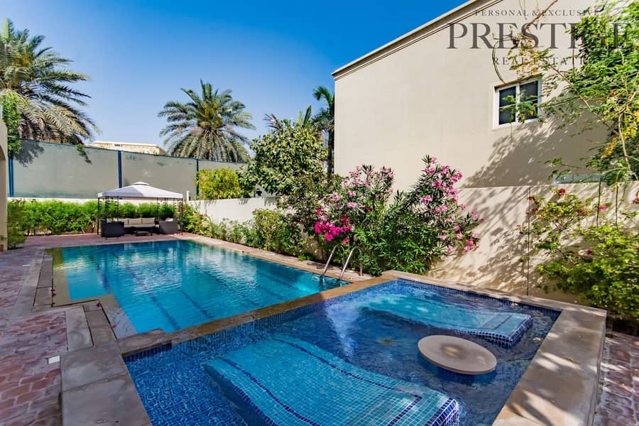 Pool and Garden View | Unfurnished 4 Bed