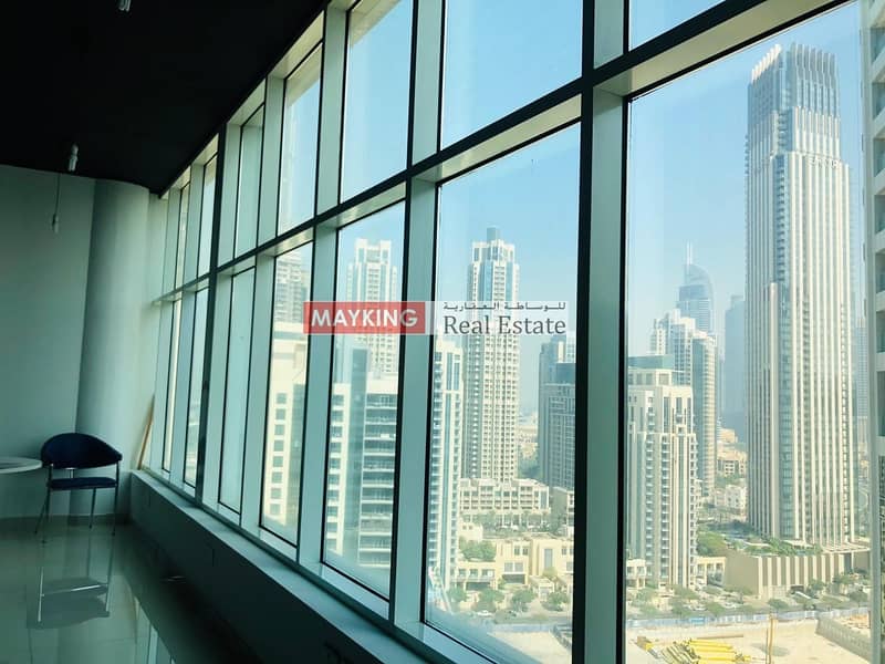 17 Semi Furnished with Burj Khalifa and Lake View for Rent in Clover Bay