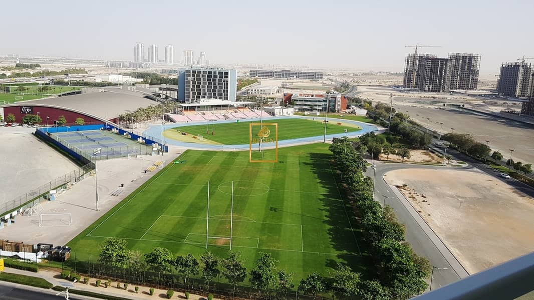 Scoccer-grounds views | 818 SqFt - Outstanding value 1 Bedroom in Red Residency - Dubai Sports City