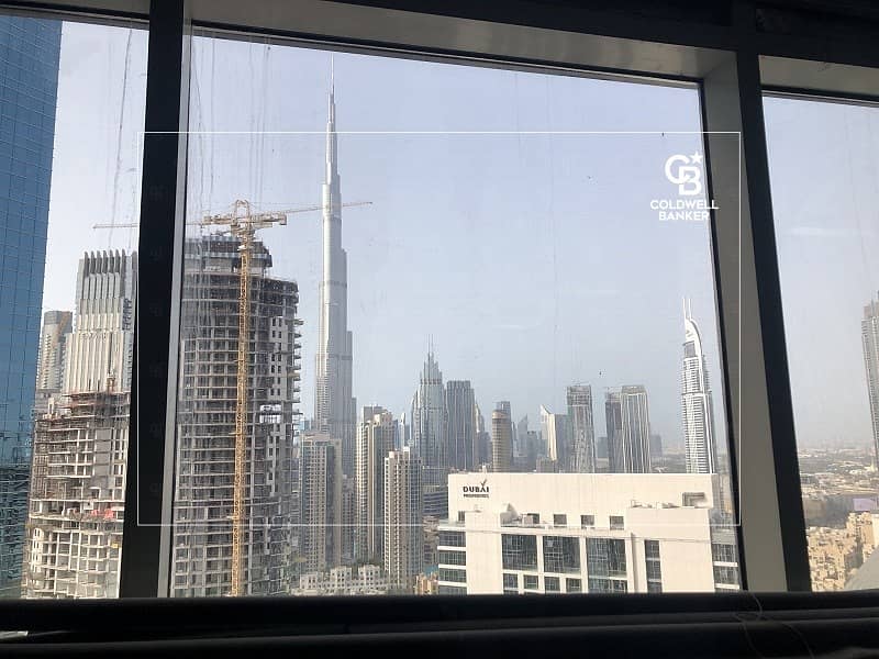 4 Full / Half floor| Partly Fitted|Burj Khalifa View