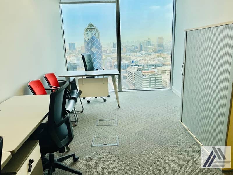 2 Most Desirable Independent Office With High View In Burjuman Business Center Linked With Metro