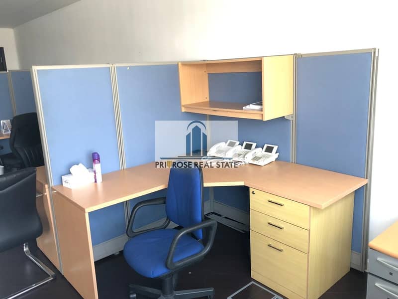 24 Fitted Office | Glass Partition |Furnished | Excellent View