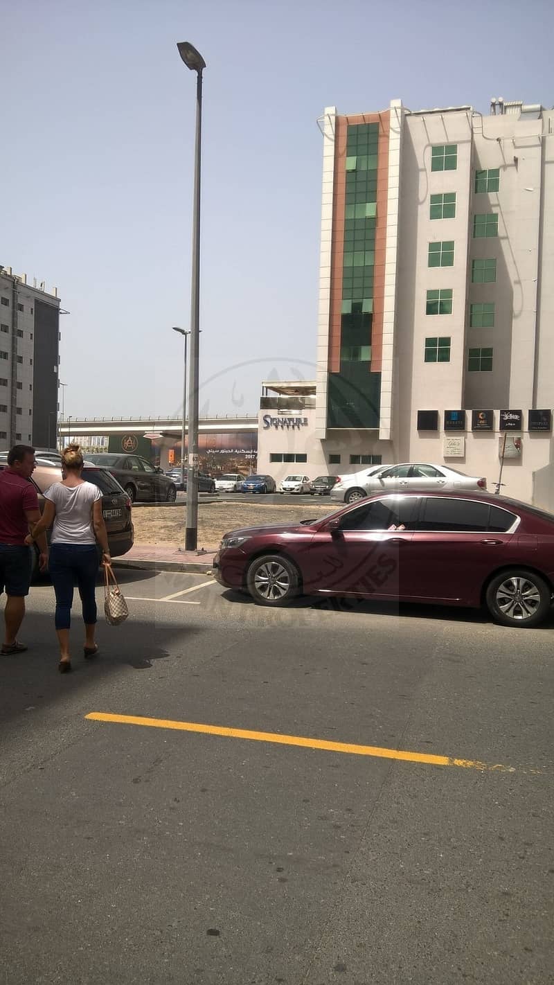 8 Road Facing Shop for rent In Al Barsha just 80k