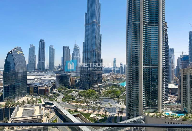 Vacant|Brand New|Biggest Middle 3BR|Full Burj view