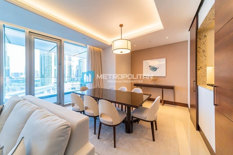 5 Vacant|Brand New|Biggest Middle 3BR|Full Burj view