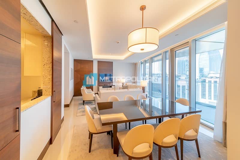 6 Vacant|Brand New|Biggest Middle 3BR|Full Burj view