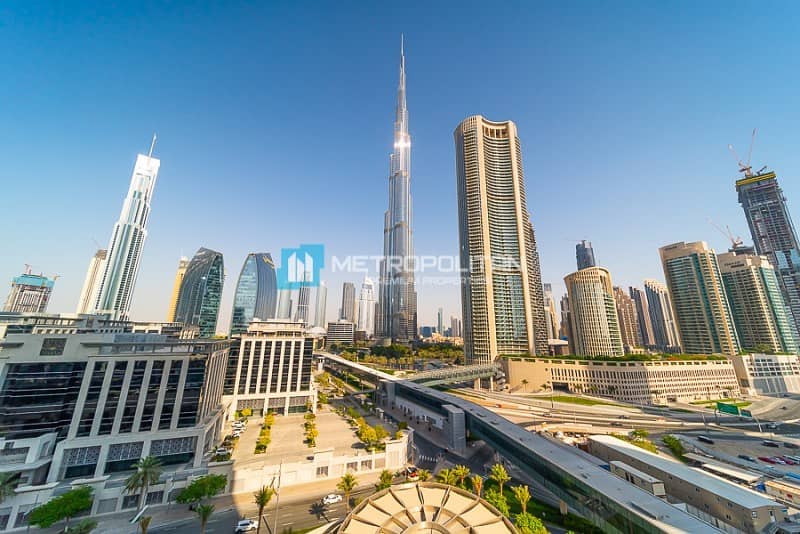 12 Vacant|Brand New|Biggest Middle 3BR|Full Burj view