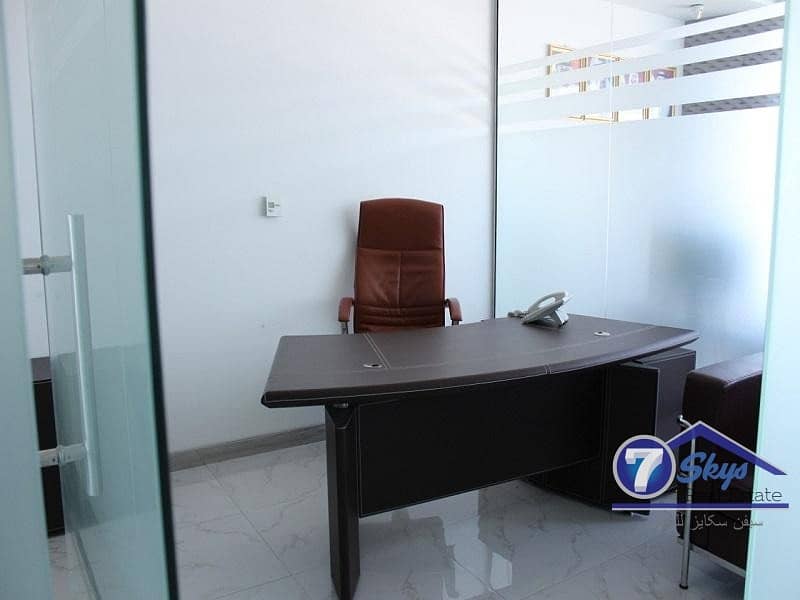2 Furnished office churchill tower 65k