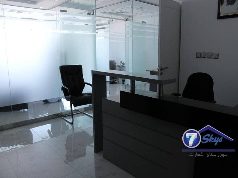 5 Furnished office churchill tower 65k