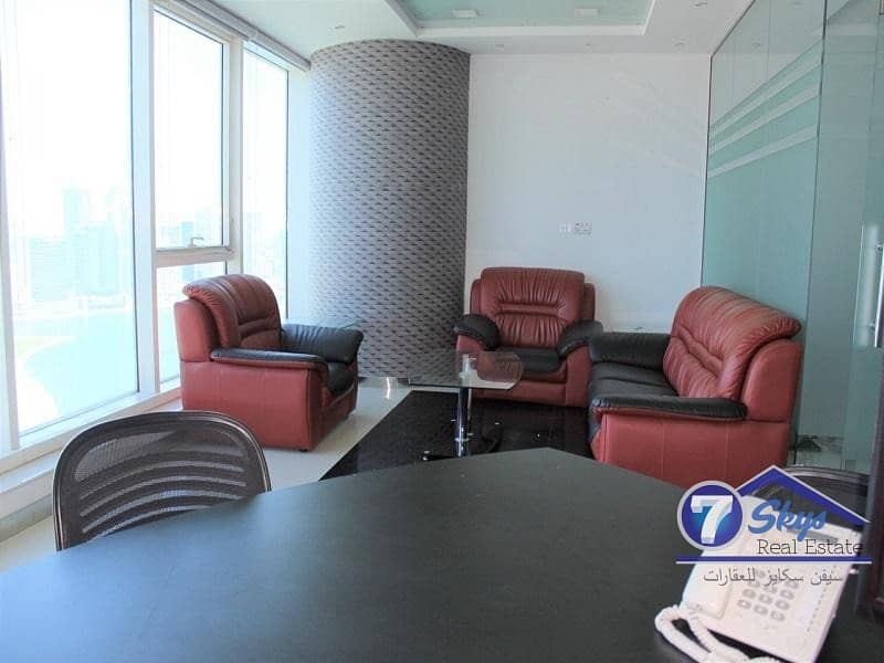9 Furnished office churchill tower 65k
