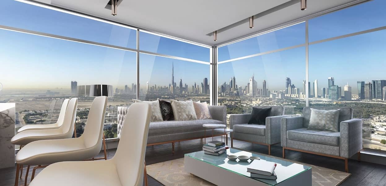 4 2 BR Huge spaces|  Corner Creek views & Burj Khalifa Views | Beside Marriot hotel| 4 minutes to Dubai Mall