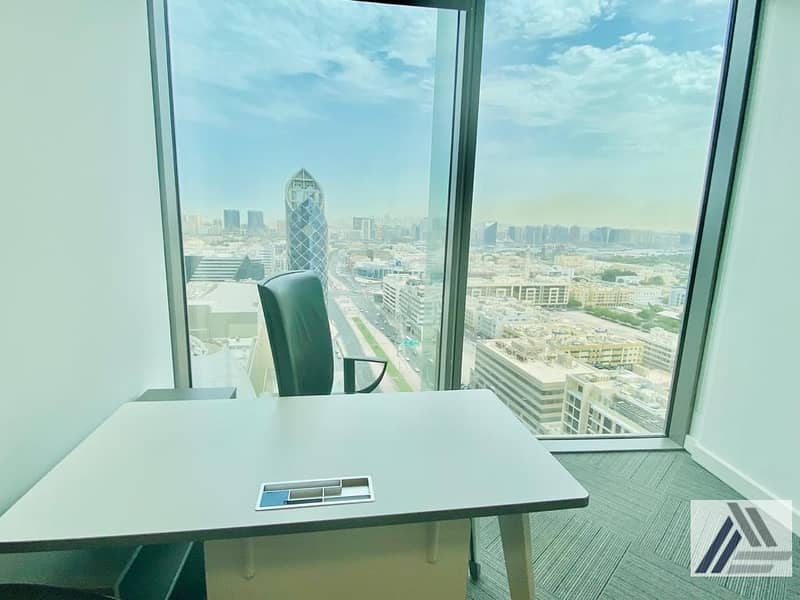 18 Most Desirable Independent Office With High View In Burjuman Business Center Linked With Metro