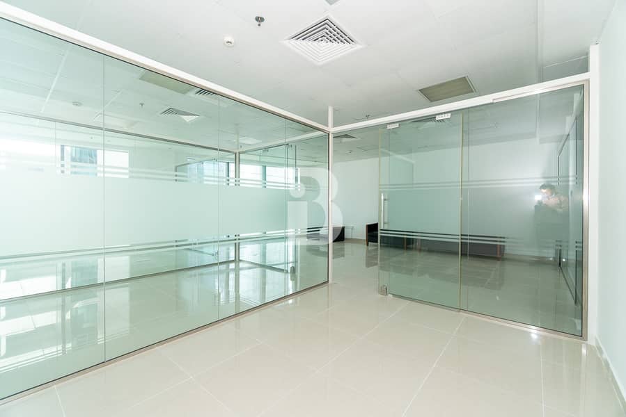 9 Fitted with glass partitions | Regal Tower | Business Bay