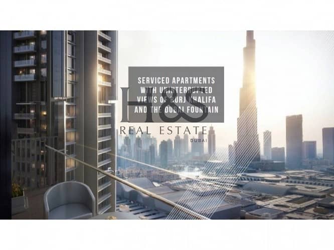 Full Burj Khalifa View | Furnished | Luxury Living @ Vida Residence
