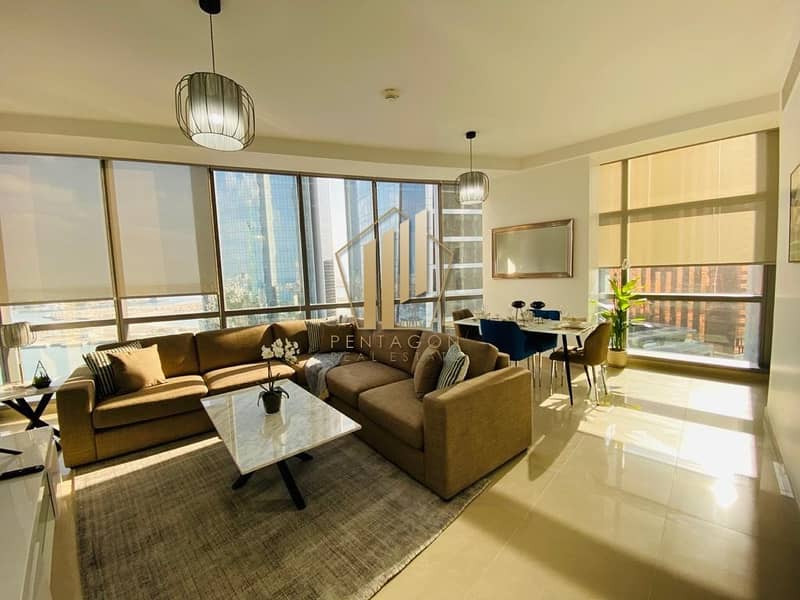 7 No Commission- Serviced luxury 1BR In Iconic Tower