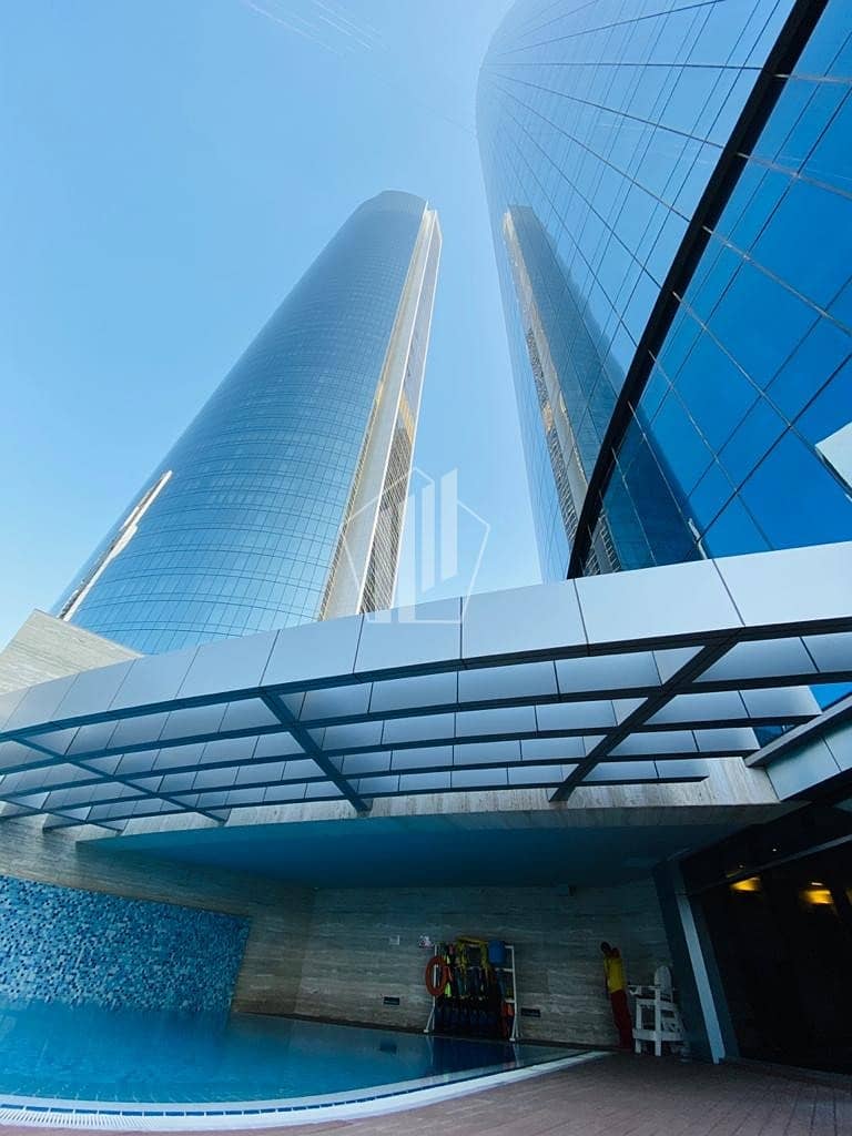 14 Zero Commission|Fully Furnished|2 Bed Etihad Tower