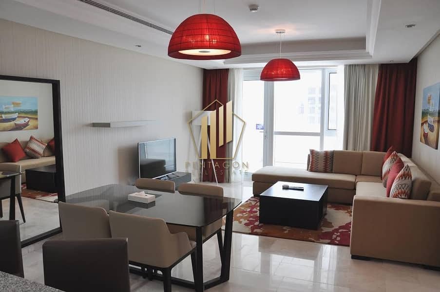 3 Spacious Fully Furnished 1Bed Appt In Corniche