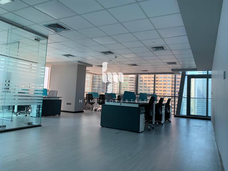 Fully fitted and furnished office in Indigo Icon - Jumeirah Lake Towers