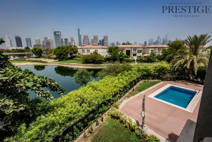 15 4 Bed Villa|Jumeirah Island Dubai|Lake-Garden View