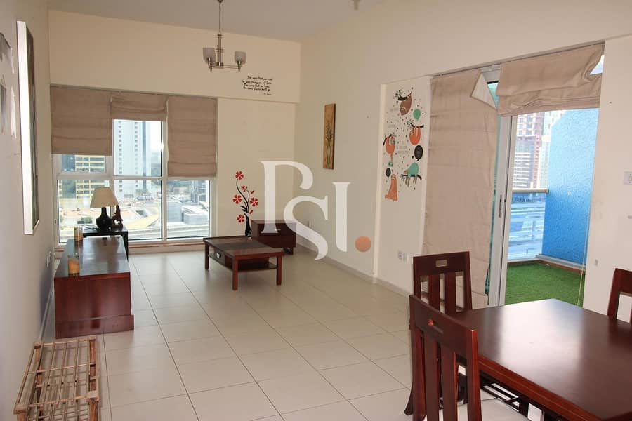 2 1 BR | Semi furnished | 2 minutes walk to metro