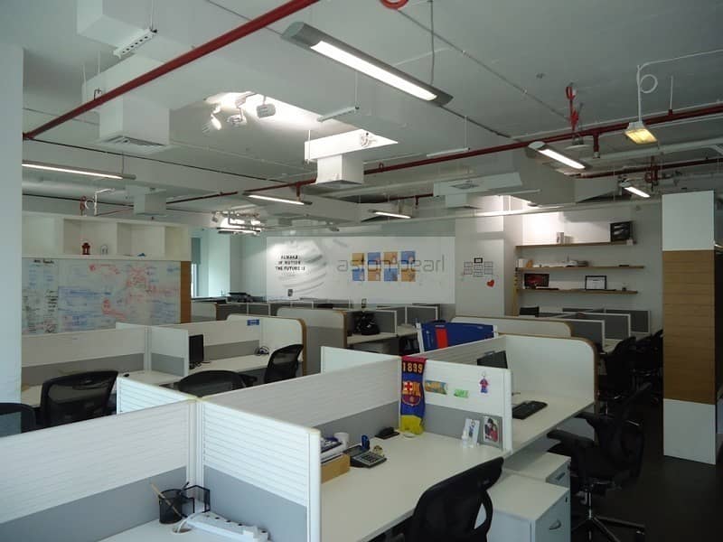 Fully Fitted Office|Glass Partitions|On High Floor