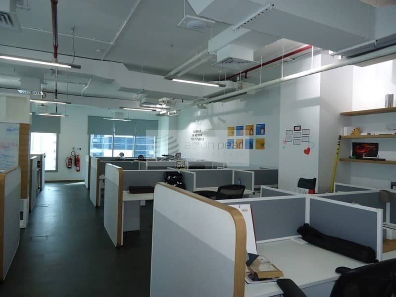4 Fully Fitted Office|Glass Partitions|On High Floor