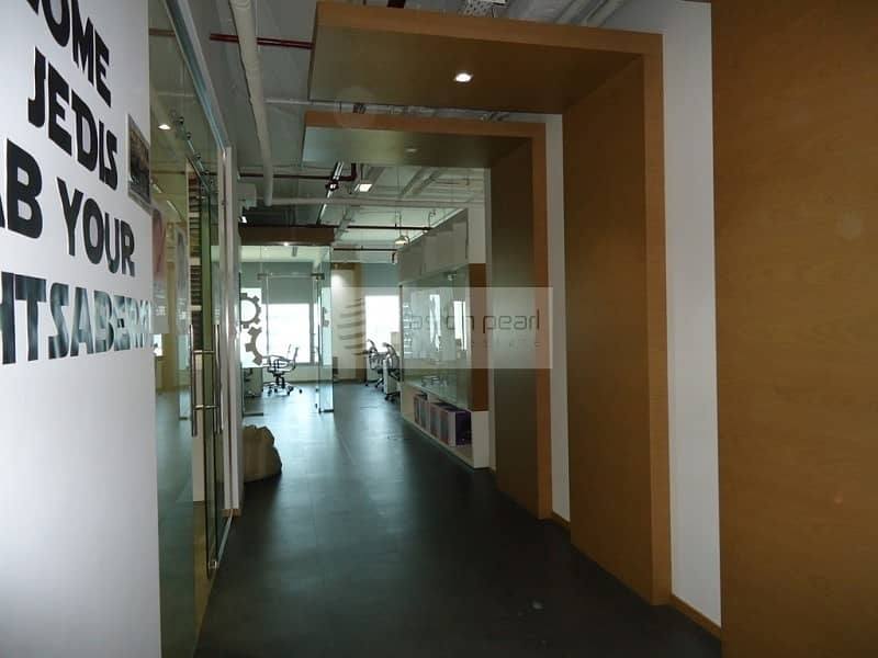 7 Fully Fitted Office|Glass Partitions|On High Floor