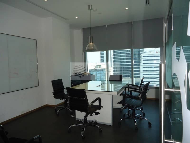 8 Fully Fitted Office|Glass Partitions|On High Floor