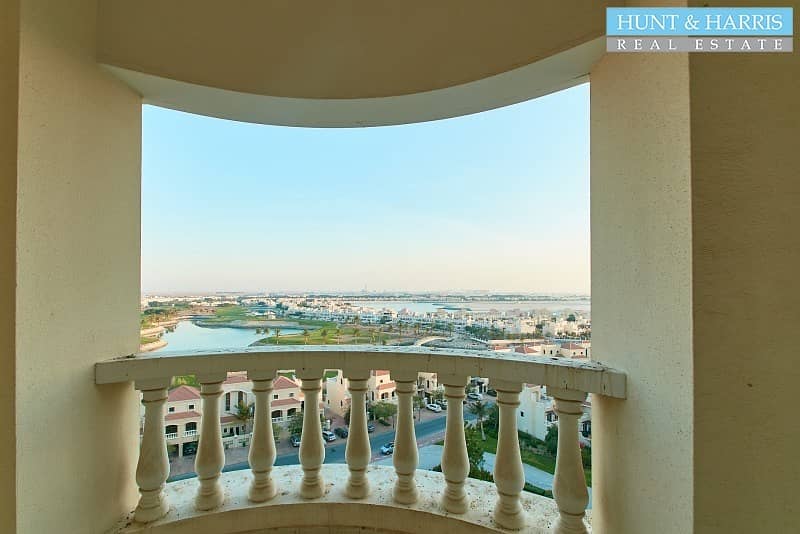 9 Golf & Lagoon View - Spacious Studio - Al Hamra Village