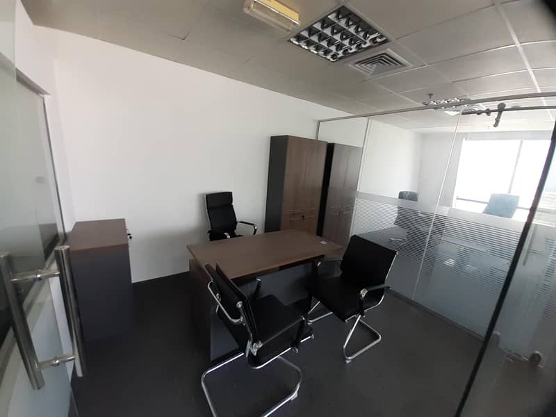 4 Fully Furniture [ Glass Partition ] Call Now