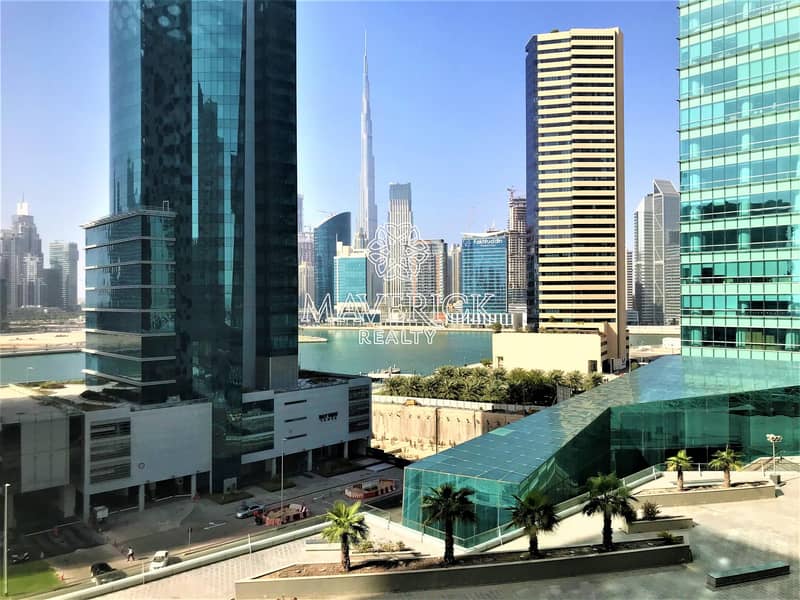 Burj+Canal View | Large 1BR+Study | Best Price