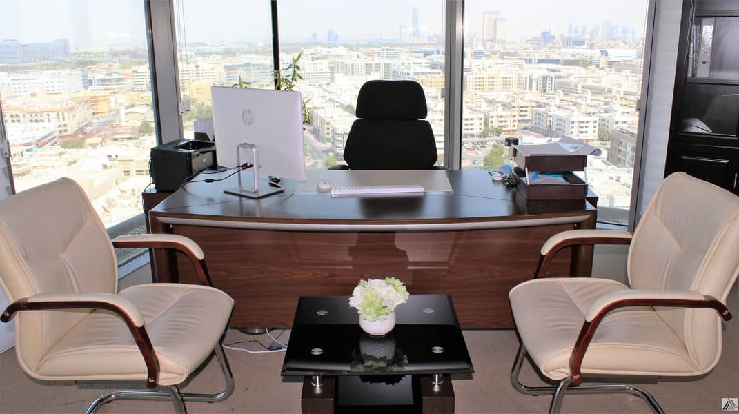 Fully Fitted Furnished Bright Executive Office/with Conference room facility/ Linked with Metro
