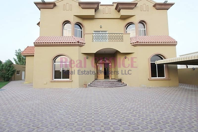 Quality Spacious | 8BR Corner Villa | Huge Plot