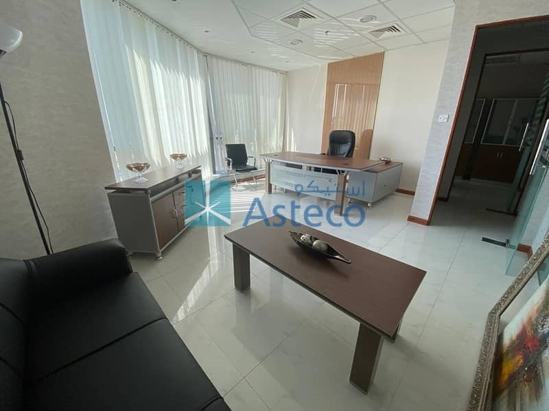Fully furnished office space for rent in Regal Tower