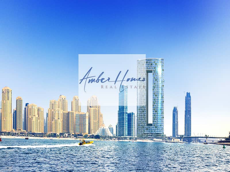 Full Dubai Eye & Sea View | Serviced Apt