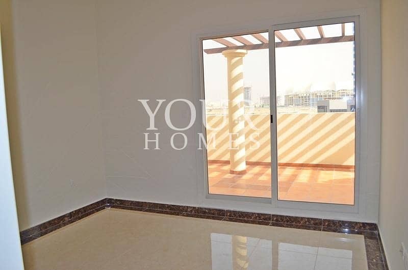 21 OP| 2BHK with terrace Pantheon BLVD JVC